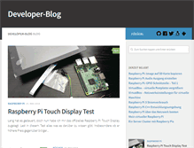 Tablet Screenshot of developer-blog.net